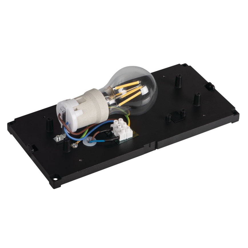 Vanjsko zidno svjetlo LERTO 1xE27/15W/230V IP54 crno