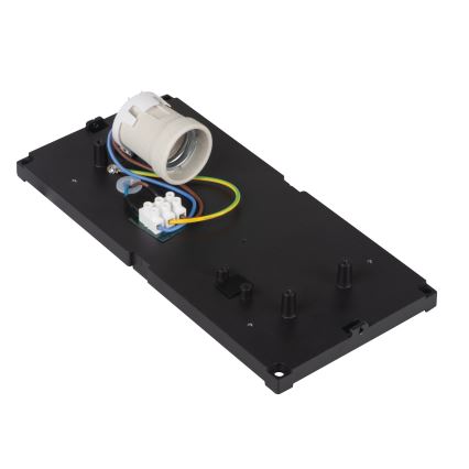 Vanjsko zidno svjetlo LERTO 1xE27/15W/230V IP54 crno