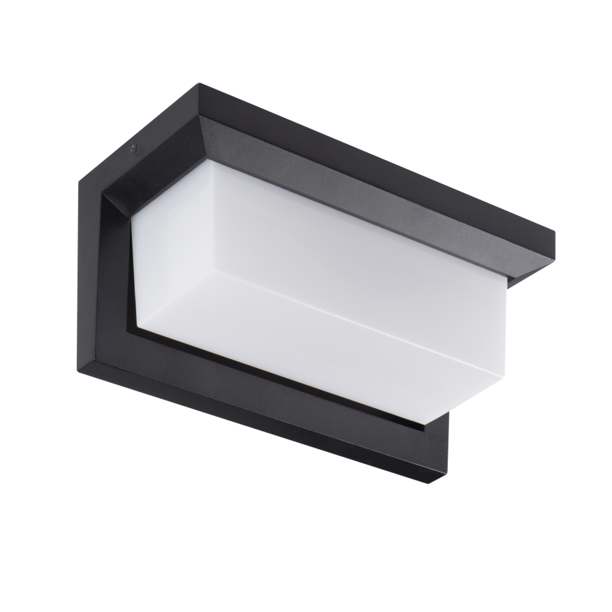 LED vanjsko zidno svjetlo LERTO LED/12W/230V IP54 crno