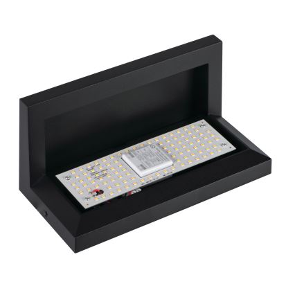 LED vanjsko zidno svjetlo LERTO LED/12W/230V IP54 crno