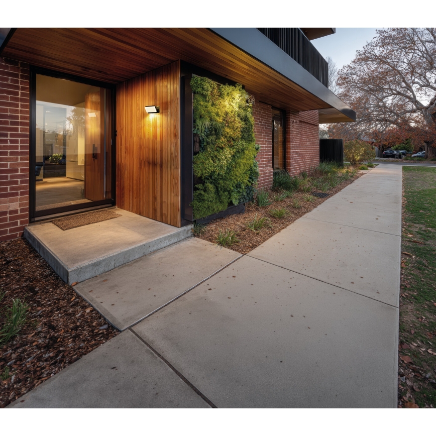 LED Vanjska zidna svjetiljka XERTO LED/20W/230V 3000/4000/6500K IP65 crna