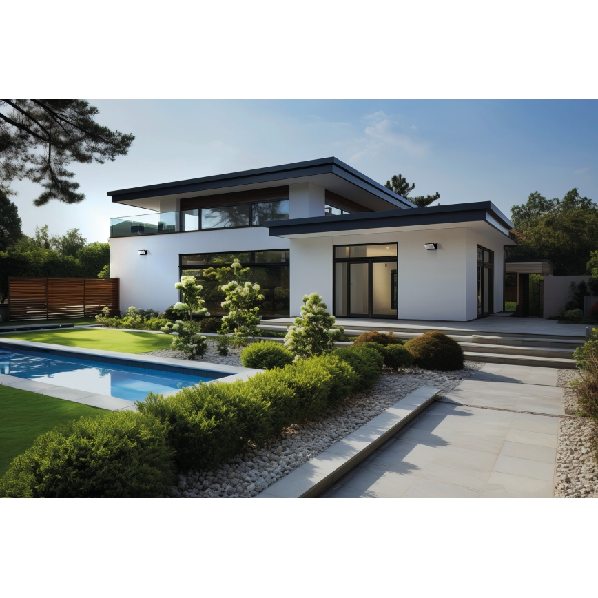 LED Vanjska zidna svjetiljka XERTO LED/20W/230V 3000/4000/6500K IP65 crna