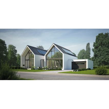 LED Vanjska zidna svjetiljka XERTO LED/20W/230V 3000/4000/6500K IP65 crna