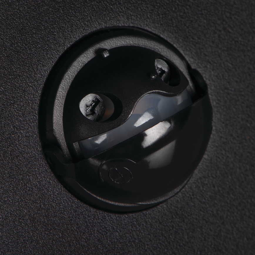 LED vanjsko zidno svjetlo s detektorom pokreta i sumraka XERTO LED/20W/230V 3000/4000/6500K IP44 crna