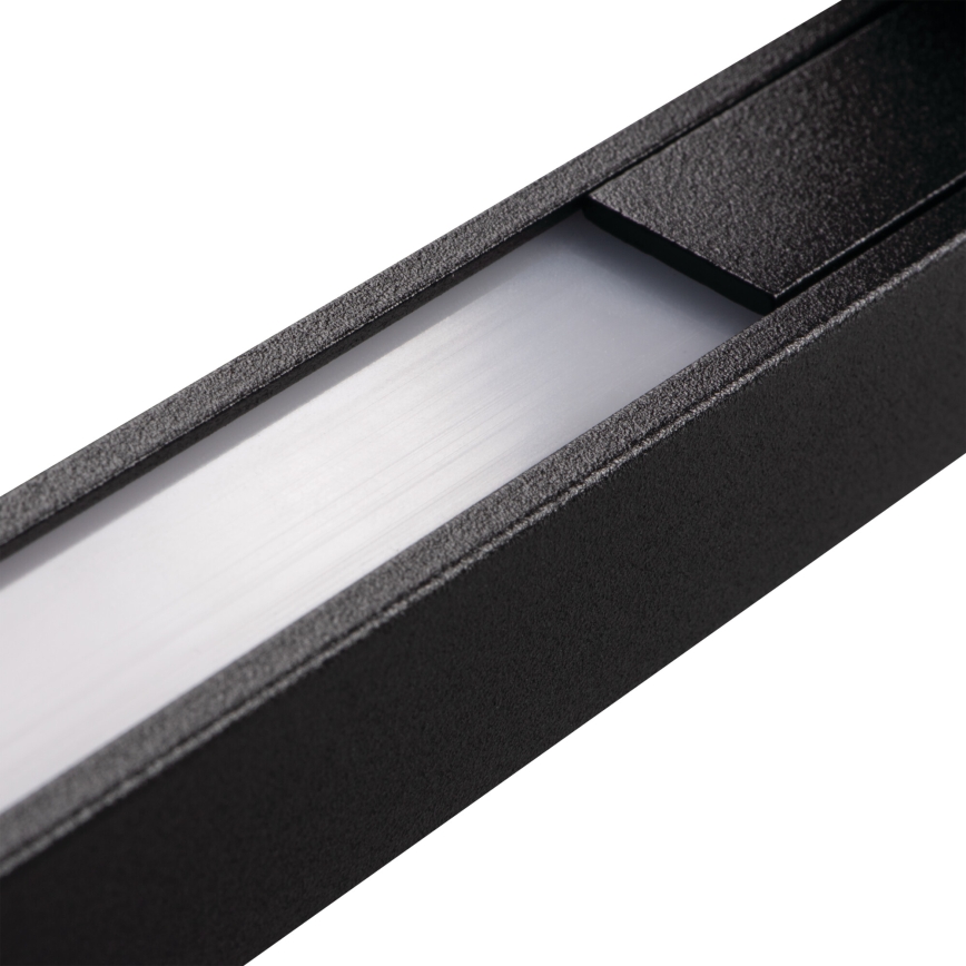 LED vanjska zidna svjetiljka YALTE LED/12W/230V 3000/4000/6500K 123 cm IP54 crna