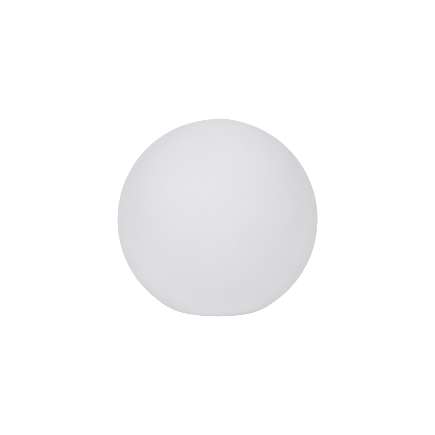Vanjska svjetiljka STONO 1xE27/15W/230V Ø 20 cm IP65 bijela