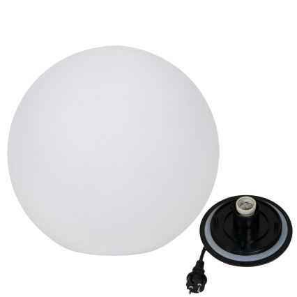 Vanjska lampa STONO, 1xE27/20W/230V, promjer 50 cm, IP65, bijela