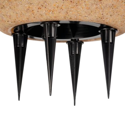 Vanjska lampa STONO 1xE27/15W/230V promjer 20 cm IP65 bež