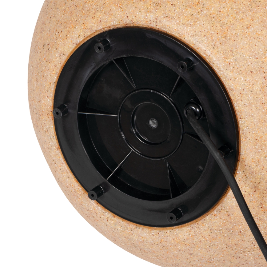 Vanjska lampa STONO 1xE27/20W/230V promjer 30 cm IP65 bež