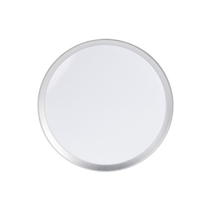 LED prigušivo stropno svjetlo LIXAN LED/47W/230V 3000-6500K Ø 38,6 cm bijelo/srebrno + daljinski upravljač