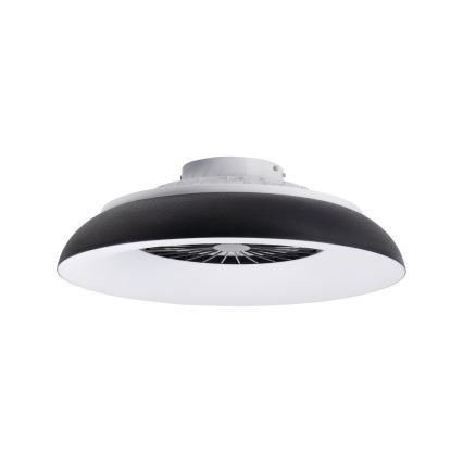 LED RGBW prigušivo stropno svjetlo s ventilatorom PLAVE PAN LED/48W/230V 3000-6500K promjer 60 cm crno + daljinski upravljač