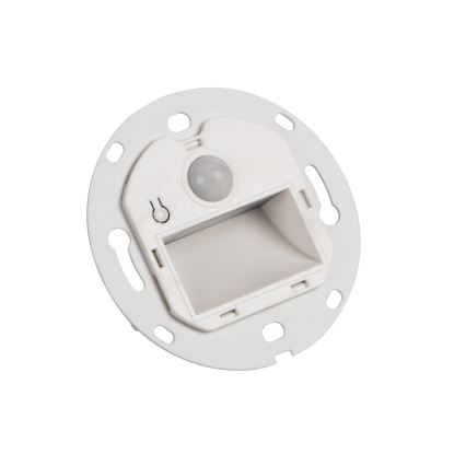 LED svjetiljka za stepenište s senzorom pokreta i sumraka MAGNIK LED/1,7W/230V 2700/3300/3900/4600/5700K crna četvrtasta