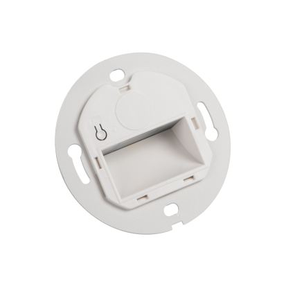 LED svjetlo za stepenice MAGNIK LED/1,7W/230V 2700/3300/3900/4600/5700K crno kvadratno
