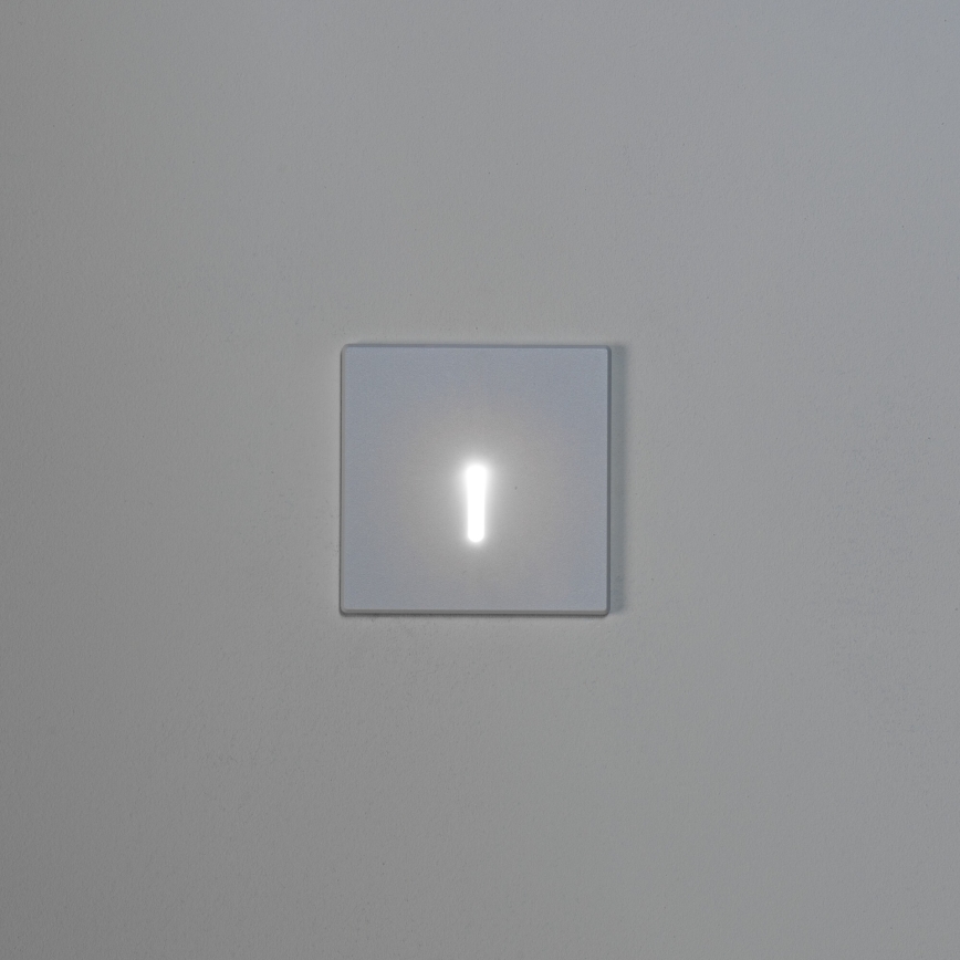 LED svjetiljka za stepenište MAGNIK LED/1,7W/230V 2700/3300/3900/4600/5700K bijela kvadratna
