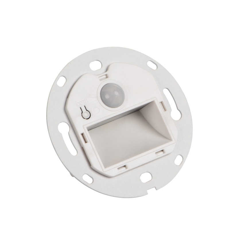 LED svjetiljka za stepenište sa senzorom pokreta i sumraka MAGNIK LED/1,7W/230V 2700/3300/3900/4600/5700K crna okrugla