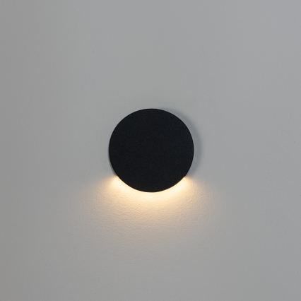 LED stubišno svjetlo MAGNIK LED/1,7W/230V 2700/3300/3900/4600/5700K crno okruglo