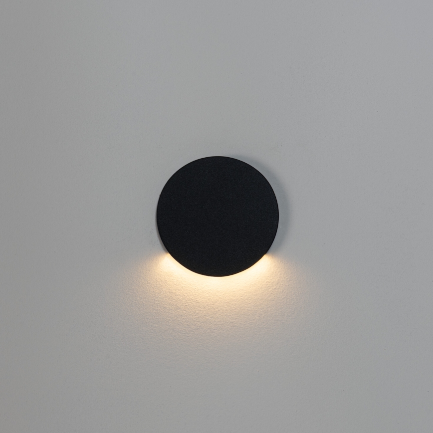 LED stubišno svjetlo MAGNIK LED/1,7W/230V 2700/3300/3900/4600/5700K crno okruglo