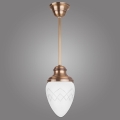 Kemar RI/1/M - Luster na štapu RINAMA 1xE27/60W/230V mesing