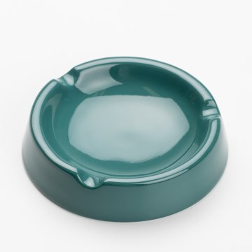 Keramička pepeljara 13 cm tirkizna