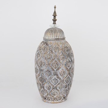 Keramička posuda 47x20,5x15,5 cm siva