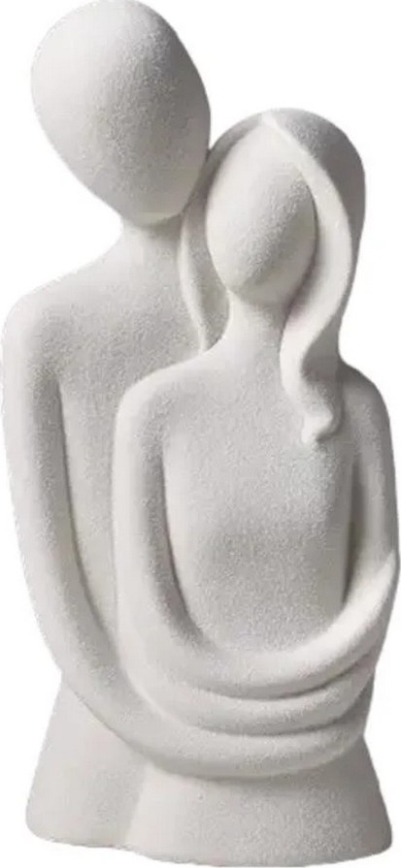 Keramička stolna dekoracija 20x9,5x7,5 cm siva