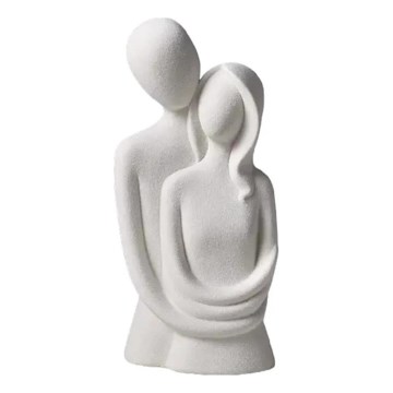 Keramička stolna dekoracija 21x8,5x10 cm bijela