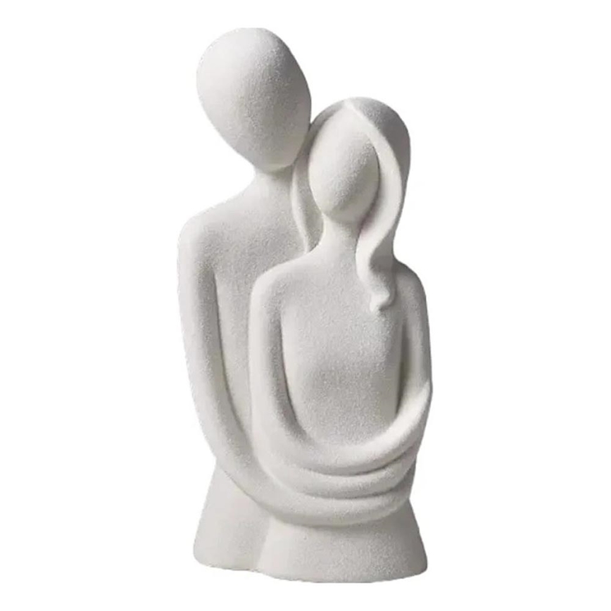 Keramička stolna dekoracija 21x8,5x10 cm bijela