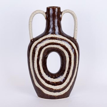 Keramička vaza 39x21,8 smeđa