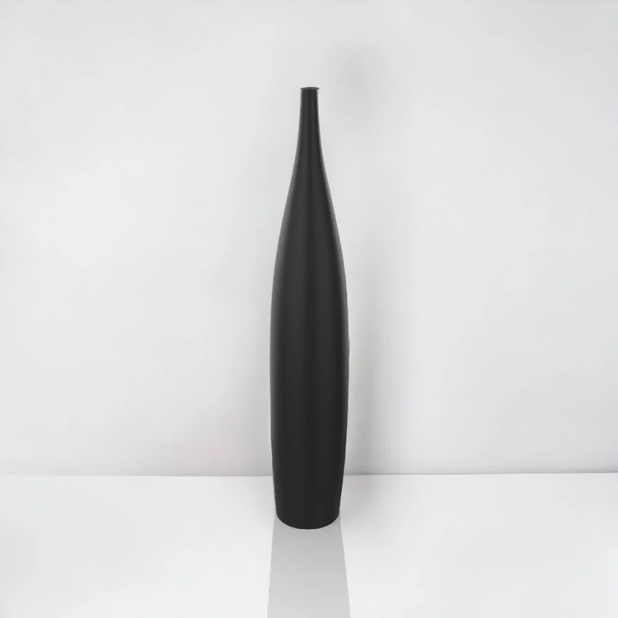 Keramička vaza 70 cm, mat crne boje