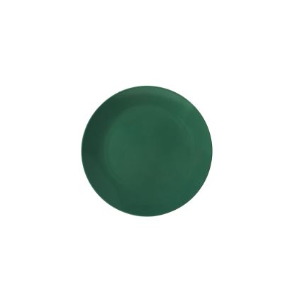 Keramički set za jelo, 18-dijelni, zeleno-bijele boje.