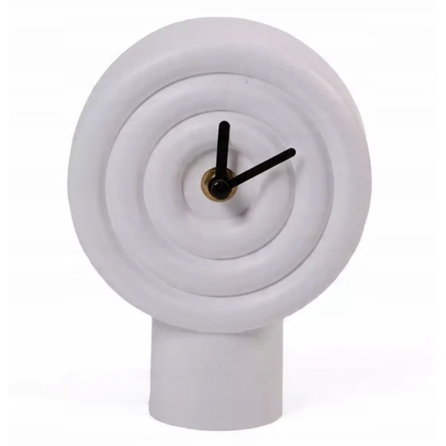 Keramički stolni sat 16 cm 1xAA bijeli