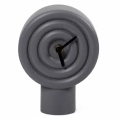 Keramički stolni sat, 16 cm, 1xAA, siva
