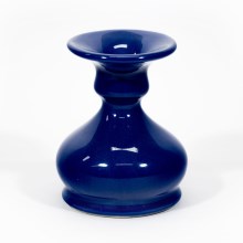 Keramički svijećnjak 8,5 cm tamno plavi