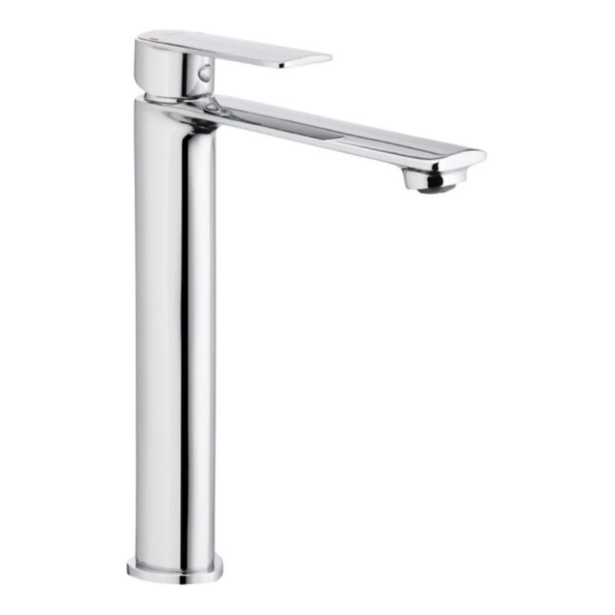 KFA Armatura 4422-612-00 - Slavina za umivaonik + odvod s preljevom AGAT 28,7 cm sjajni krom