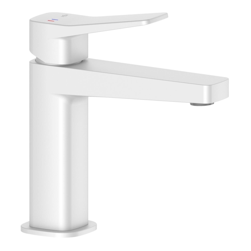 KFA Armatura 4522-815-44 - Slavina za umivaonik + ispust MALAGA 15,9 cm bijela