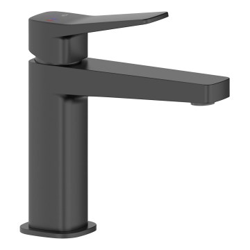KFA Armatura 4522-815-81 - Slavina za umivaonik + izljev MALAGA 15,9 cm crna