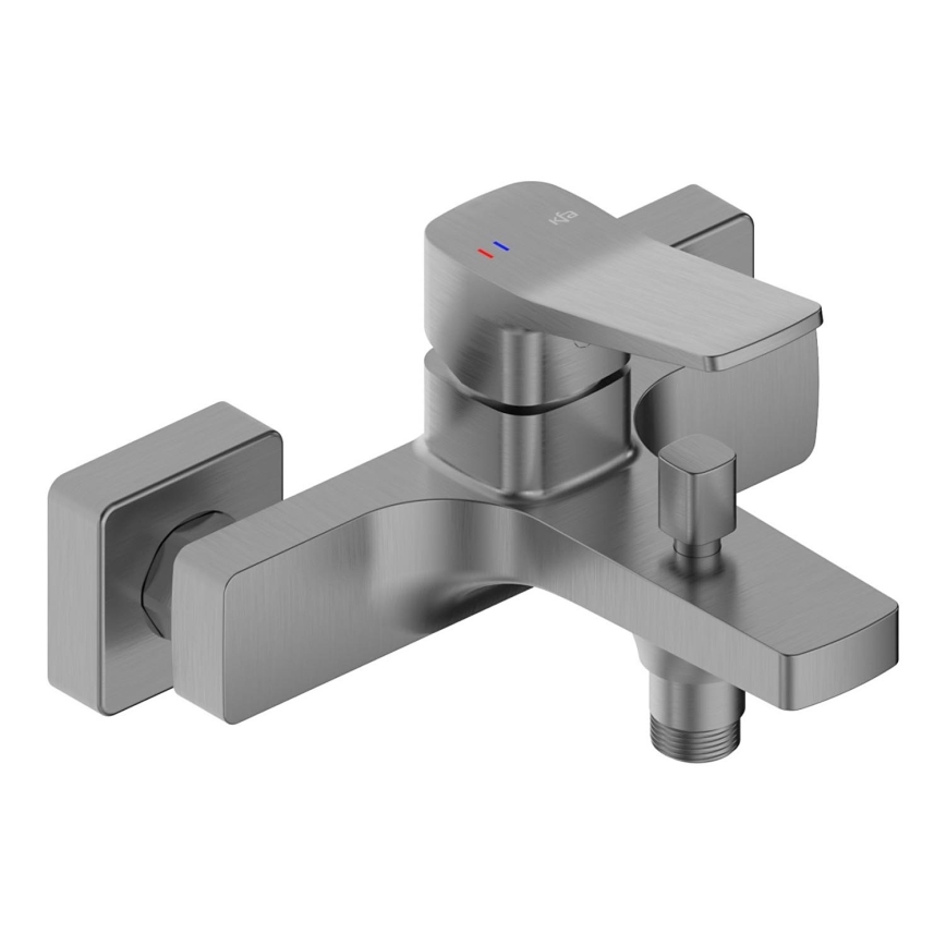 KFA Armatura 4524-010-61 - Slavina za kadu MALAGA metalno siva