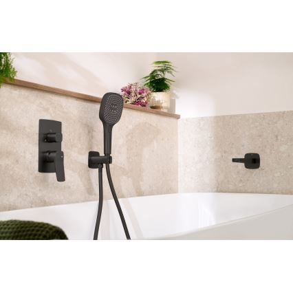 KFA Armatura 4529-501-81 - Set za tuširanje s ugradnom miješalicom MALAGA crni
