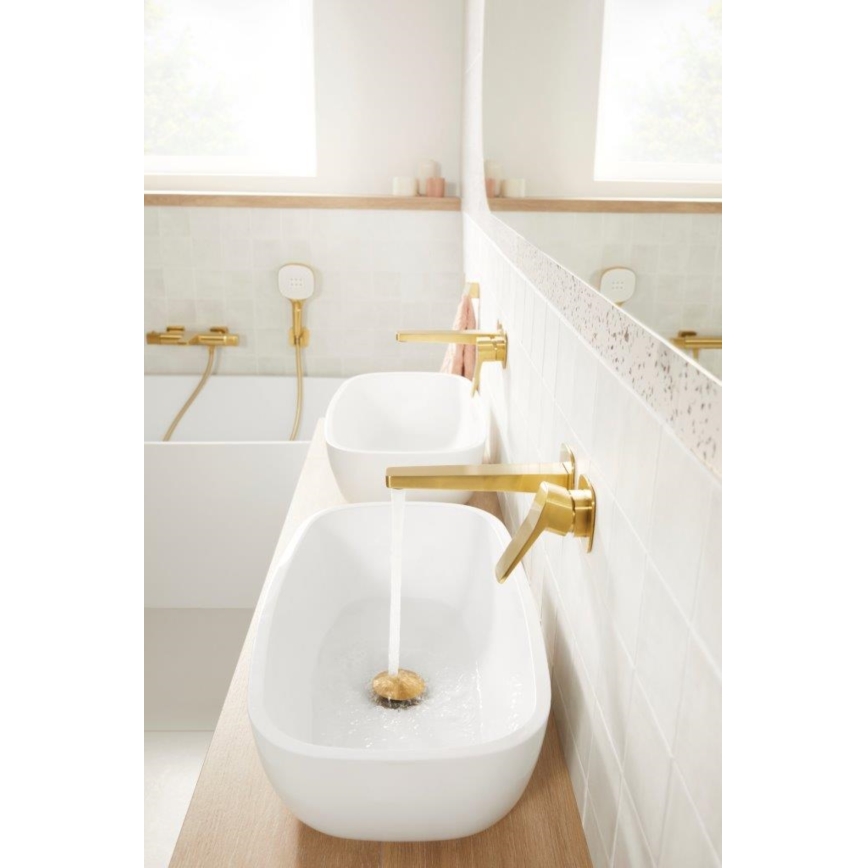 KFA Armatura 4529-810-31 - Slavina za umivaonik za podžbuknu ugradnju MALAGA četkano zlato