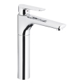 KFA Armatura 5022-712-00 - Slavina za umivaonik + odvod s preljevom TANZANIT 28,4 cm sjajni krom