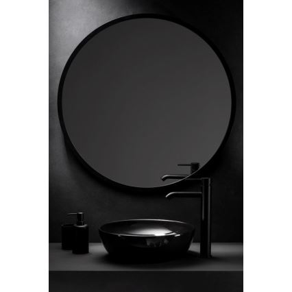 KFA Armatura 5032-612-81 - Slavina za umivaonik + odvod s preljevom MOZA 33 cm mat crna