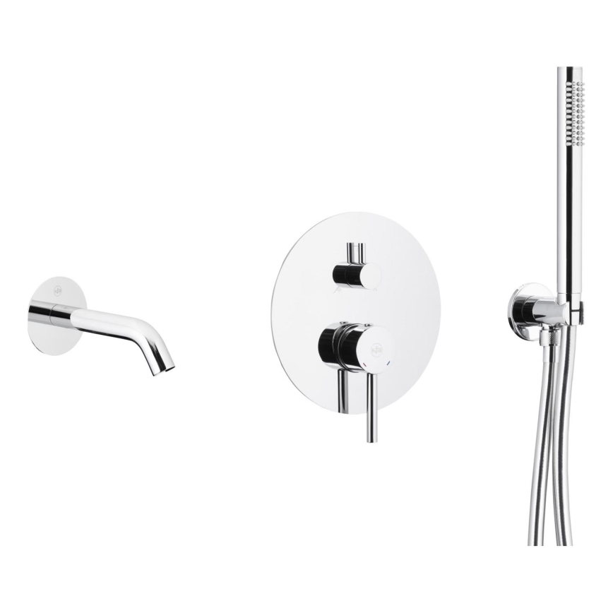KFA Armatura 5039-401-00 - Kada set s podžbuknom baterijom MOZA sjajni krom