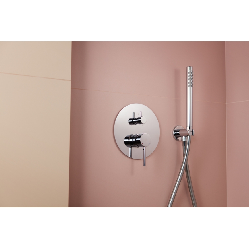 KFA Armatura 5039-501-00 - Tuš set s podžbuknom baterijom MOZA sjajni krom
