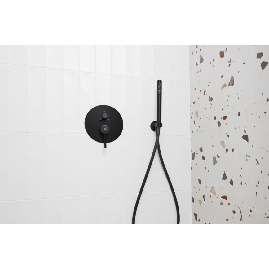 KFA Armatura 5039-501-81 - Tuš set s podžbuknom baterijom MOZA mat crna