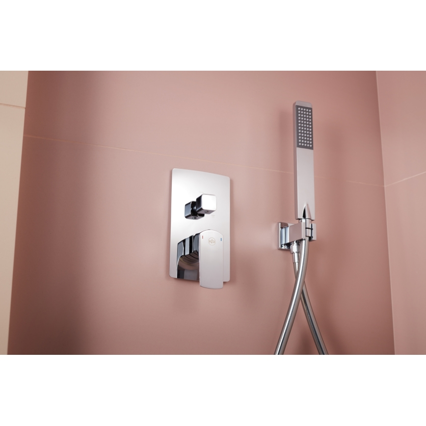 KFA Armatura 5539-511-00 - Tuš set s podžbuknom baterijom MOKAIT sjajni krom
