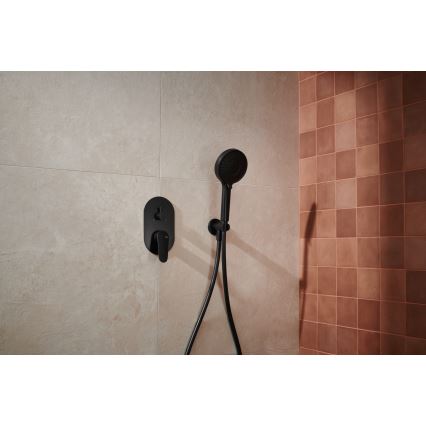 KFA Armatura 5559-501-81 - Tuš set s podžbuknom baterijom OTAVA mat crna