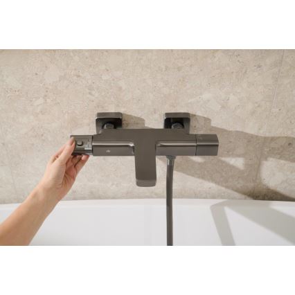 KFA Armatura 5754-010-61 - Termostatska miješalica za kadu MALAGA, metalno siva