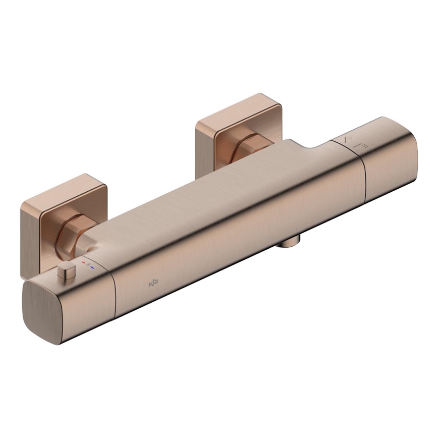 KFA Armatura 5756-010-34 - Termostatska tuš baterija MALAGA ružičasto zlato