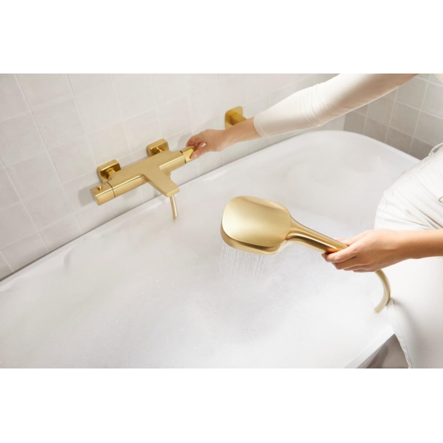 KFA Armatura 5756-910-31 - Set za tuš s termostatskom miješalicom MALAGA, brušeno zlato