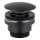 KFA Armatura 660-310-81 - Odljev za umivaonik CLICK-CLACK promjera 6,6 cm mesing/mat crna